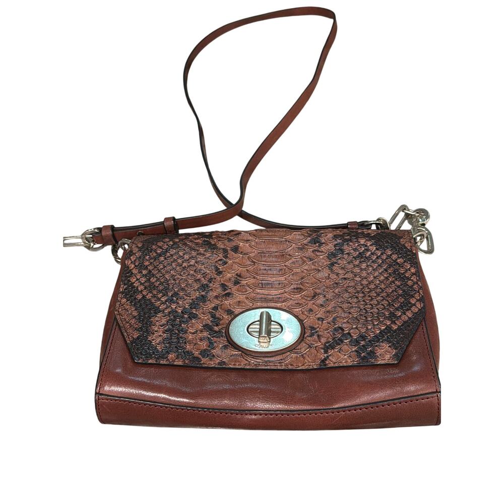Coach Python Embossed Crosstown Crossbody